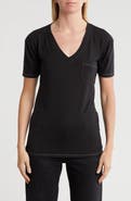 GO COUTURE V-Neck Pocket T-Shirt