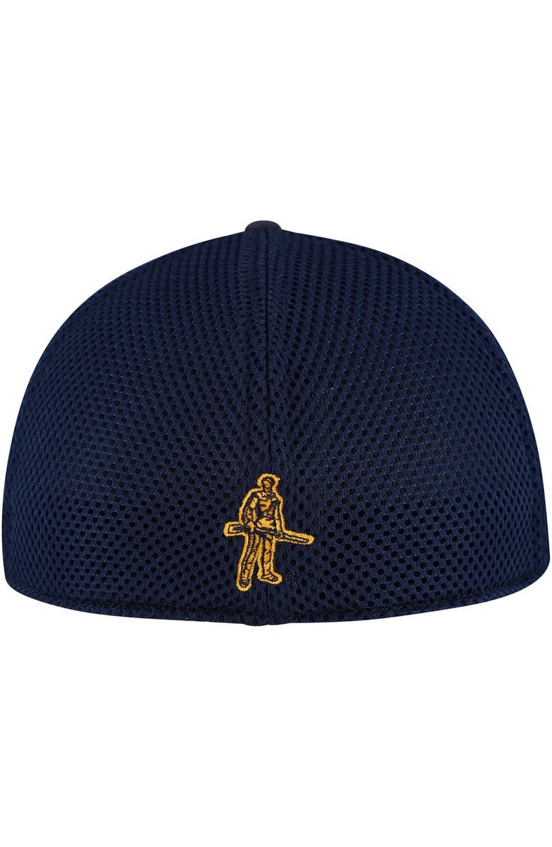 TOP OF THE WORLD Men's Top of the World Navy West Virginia Mountaineers Spacer Flex Hat, Alternate, color, Navy