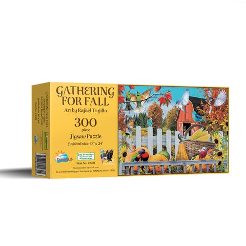 Gathering for Fall 300 piece Jigsaw Puzzle for Adults