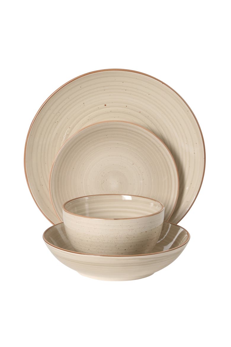 Stonebury 16-Piece Handpainted Stoneware Dinnerware Set, Alternate, color, MultiColors