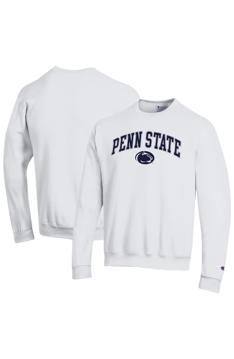 Champion Men's Champion White Penn State Nittany Lions Arch Over Logo Pullover Sweatshirt, Main, color, White