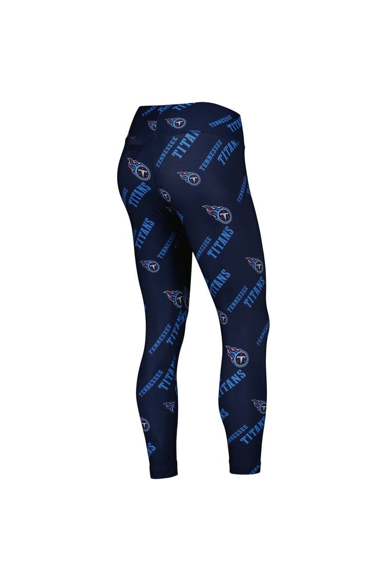 Women's Concepts Sport Navy Tennessee Titans Breakthrough Allover Print Lounge Leggings, Alternate, color, Navy