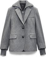 rag & bone Frank Mixed Media Blazer