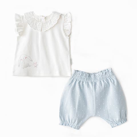 Cuddly Bunny Bear Shorts Set (Baby)