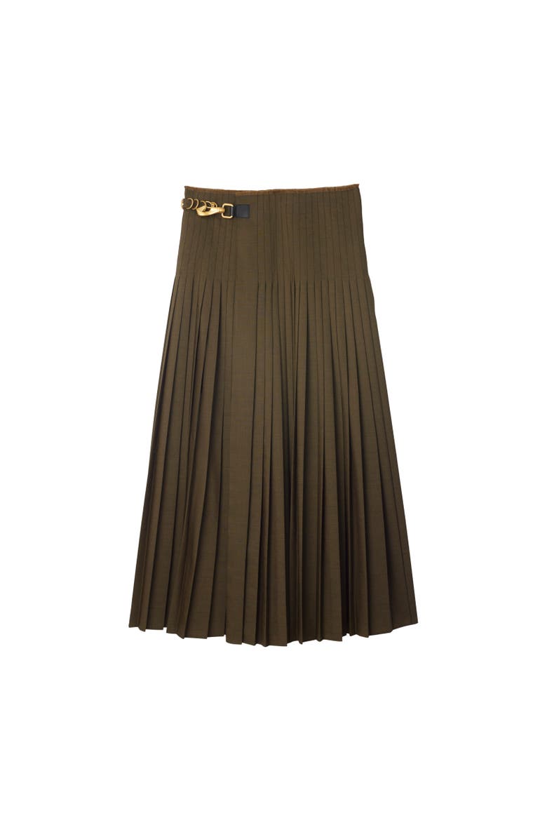 Burberry Wool Mohair Maxi Kilt, Alternate, color, 