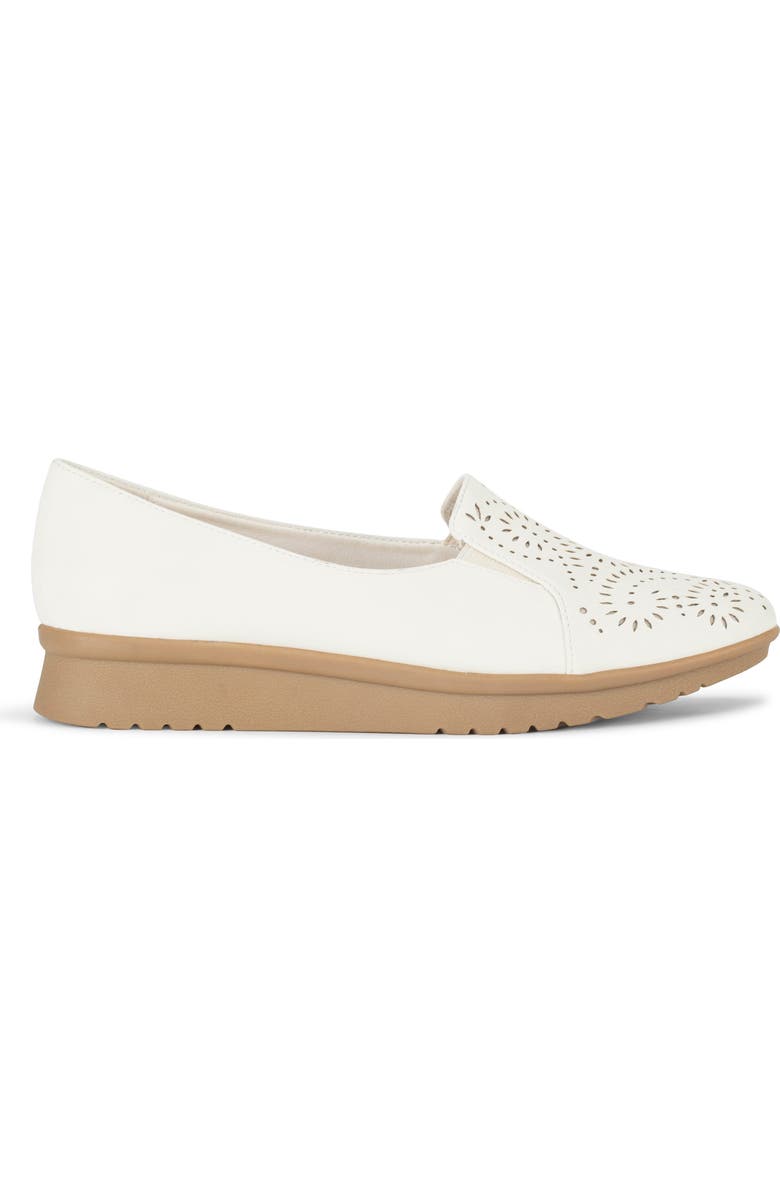 BARETRAPS Amry Laser-Cut Flat, Alternate, color, Cream