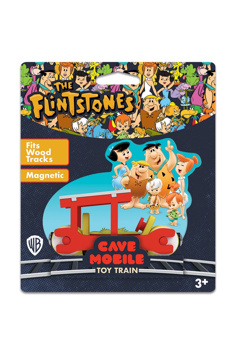 The Flintstones Cave Mobile Wood Train, Alternate, color, Multicolor