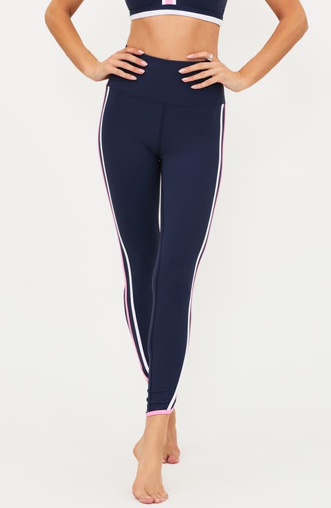 Nella Side Stripe Ankle Leggings