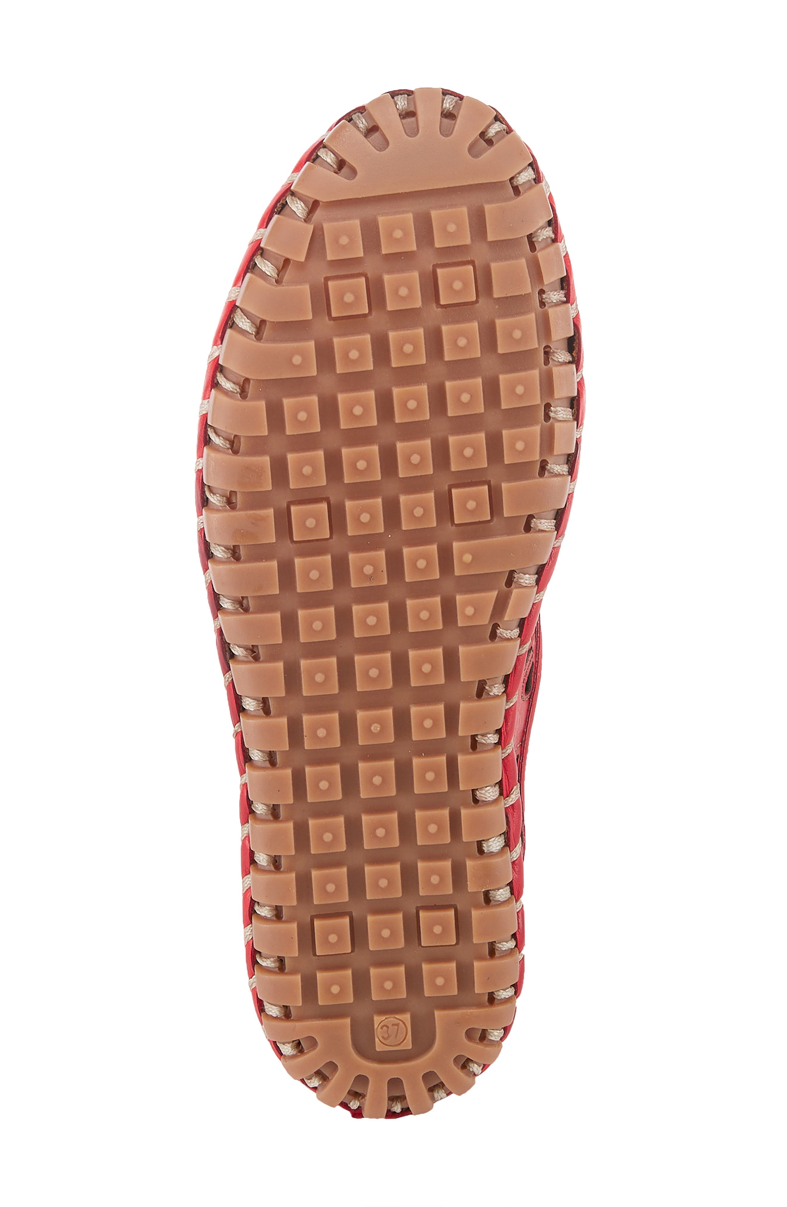 Rayely Loafer, Alternate, color, RED LEATHER