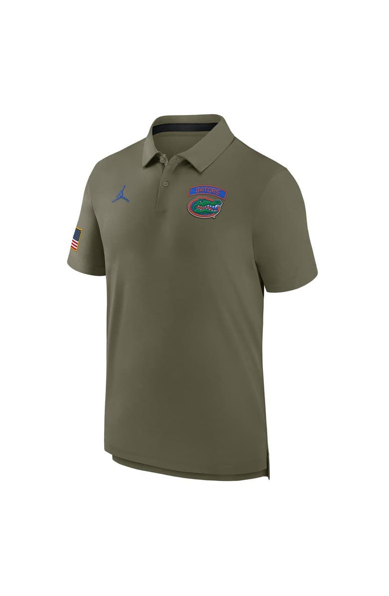 Jordan Brand Men's Jordan Brand Olive Florida Gators 2024 Military Appreciation Tour Performance Polo, Alternate, color, 