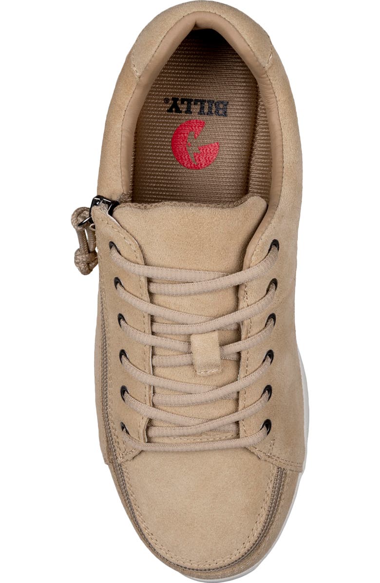 BILLY Footwear Comfort Leather Lo Sneaker, Alternate, color, Tan Suede