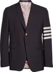 Thom Browne 4 Bar Mélange Wool Sport Coat