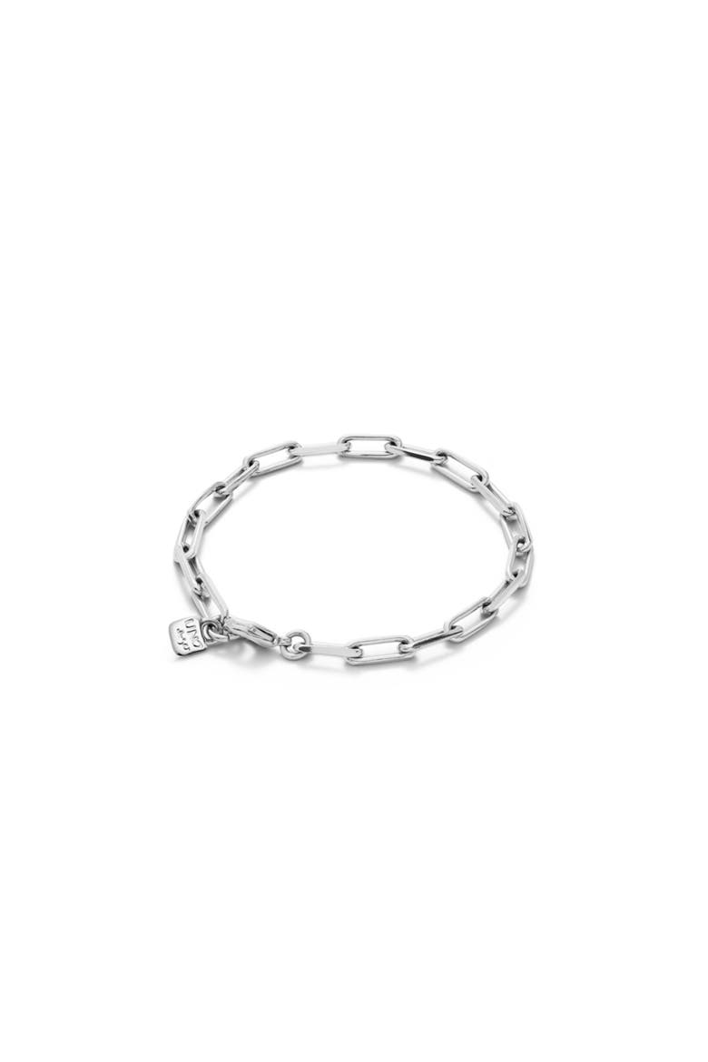 Cable Charm Bracelet, Main, color, Silver