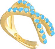 BEN ONI Pave X Ear Cuff