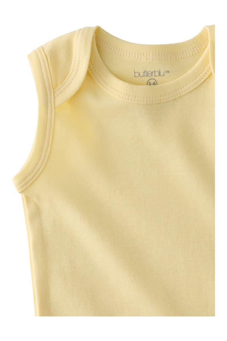 Sam Assorted 5-Pack Sleeveless Organic Cotton Bodysuits, Alternate, color, HAZE