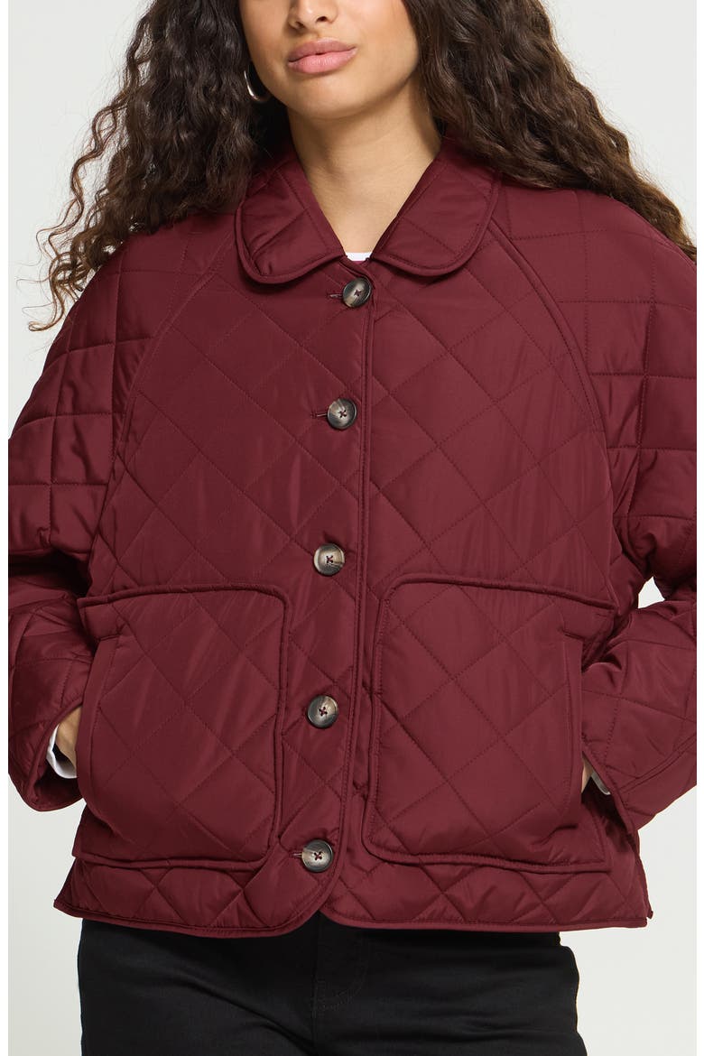 Light Quilted Jacket, Main, color, PORT ROYALE