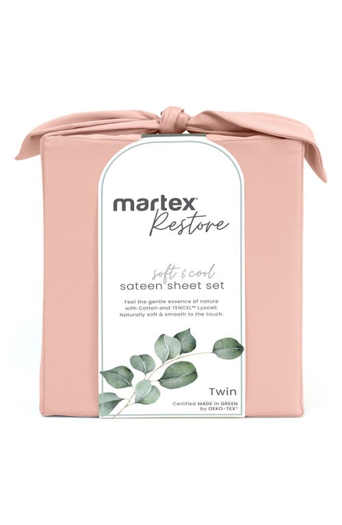 Westpoint Home Restore Cotton & Tencel® Lyocell Sateen Sheet Set In Clay