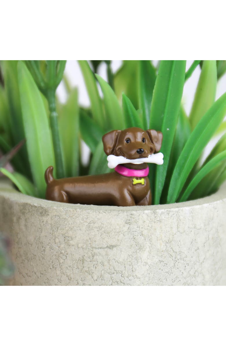 GIFT REPUBLIC Adorable 4-Pack Dog Figurines, Alternate, color, Assorted Shapes/ Colors