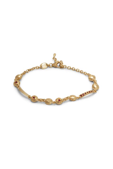 Arch Bracelet Fire Element Ruby