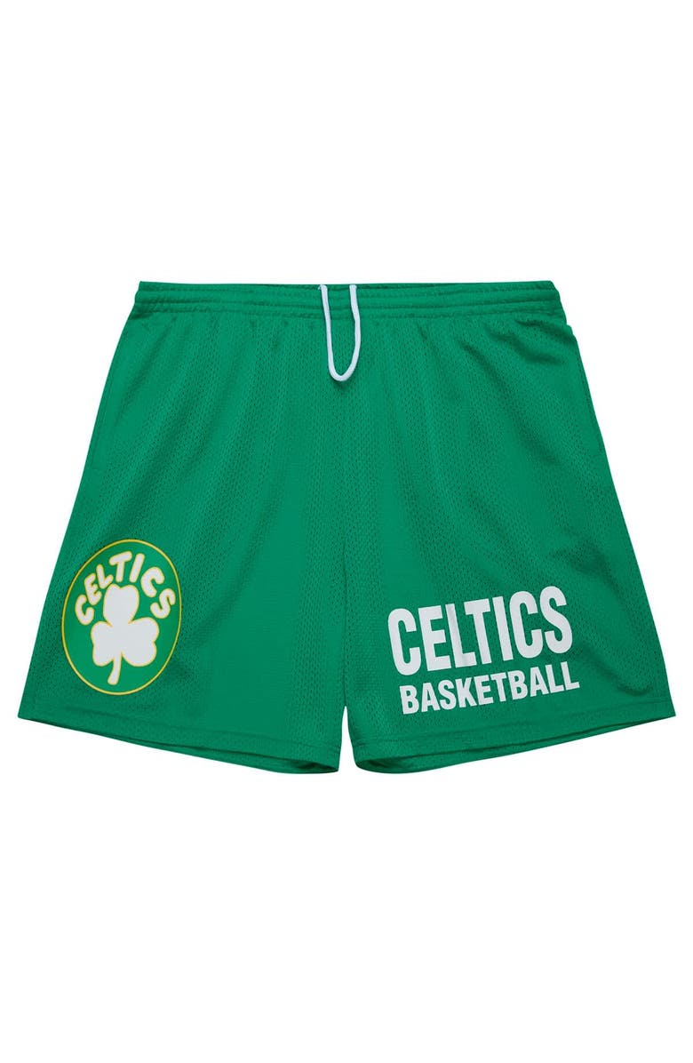 Mitchell & Ness Men's Mitchell & Ness Kelly Green Boston Celtics Hardwood Classics Gameday Mesh Shorts, Alternate, color, Kelly Green