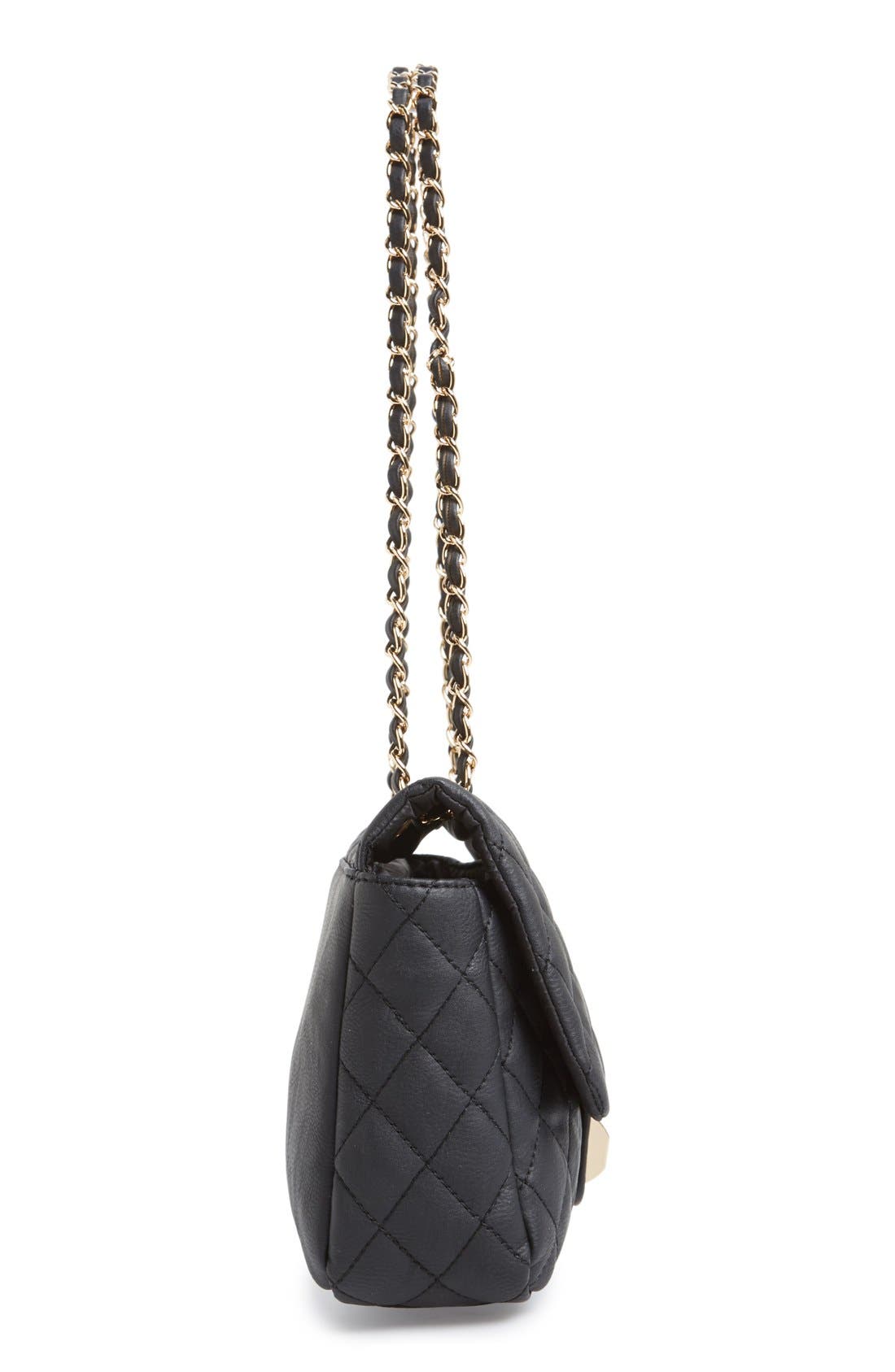 BP. Quilted Faux Leather Crossbody Bag, Alternate, color, 