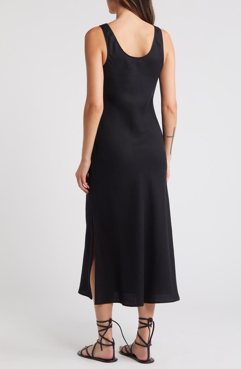 Rails Kailani Sleeveless Midi Dress, Alternate, color, Black