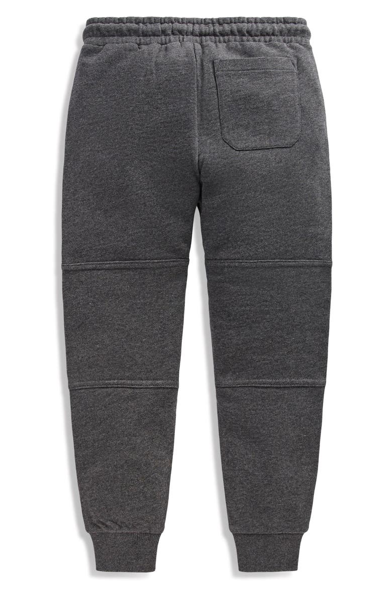 Kids' Warrior Knee Joggers, Alternate, color, GREY QUILTED KNEE