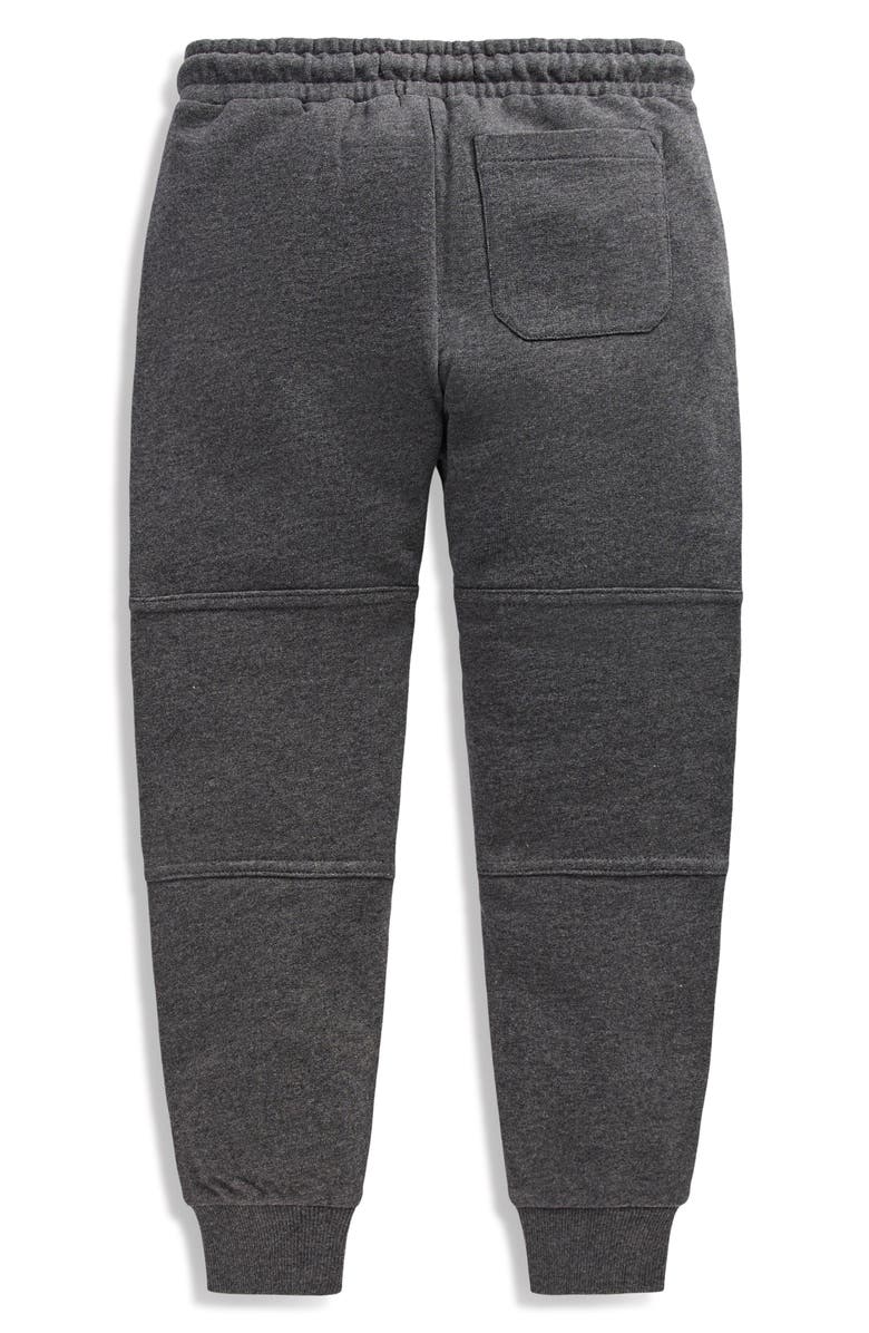 Mini Boden Kids' Warrior Knee Joggers, Alternate, color, Grey Quilted Knee