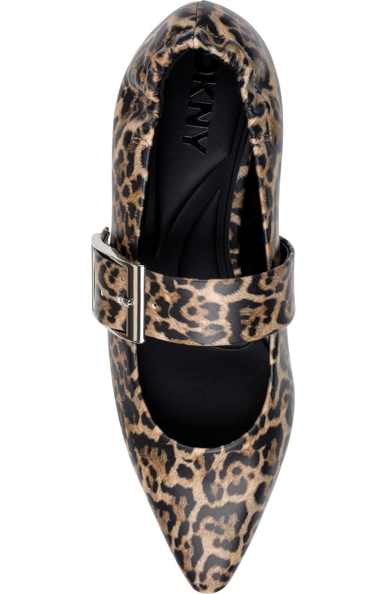 DKNY Cormic Mary Jane Pointed Toe Flat, Alternate, color, Natural