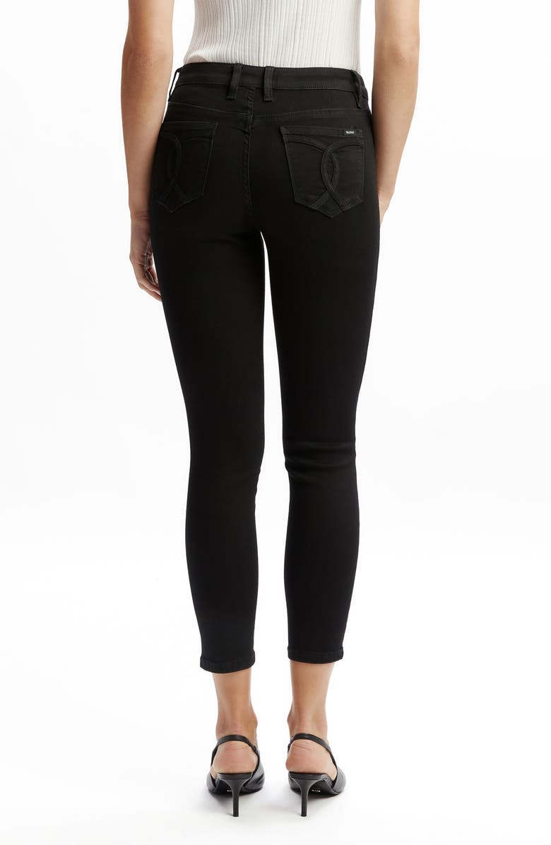 Bardot Bella Crop Skinny Jeans, Alternate, color, Black