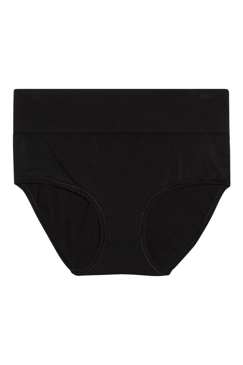 Seamless Briefs, Alternate, color, BLACK