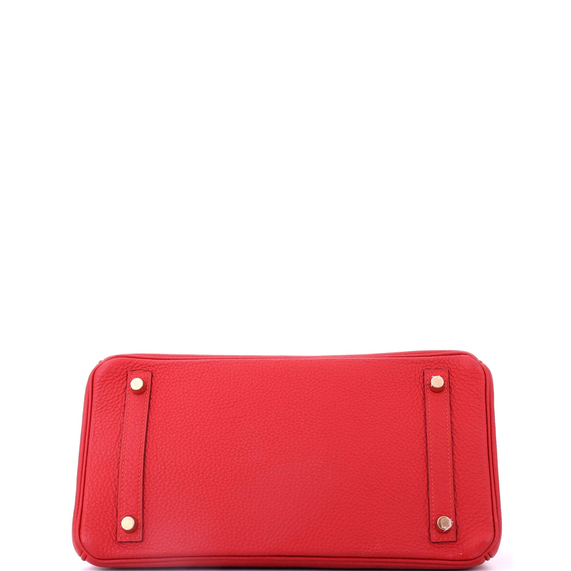 Pre-Owned Hermes Birkin Handbag Red Togo with Gold Hardware 30, Alternate, color, Vermillon