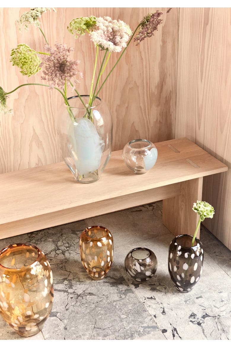 Jali Vase, Alternate, color, Ice Blue