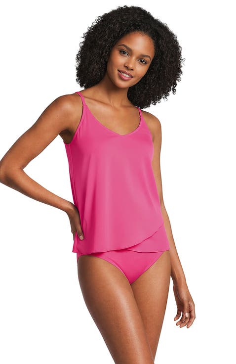 DD-Cup Tulip Hem Tankini Top