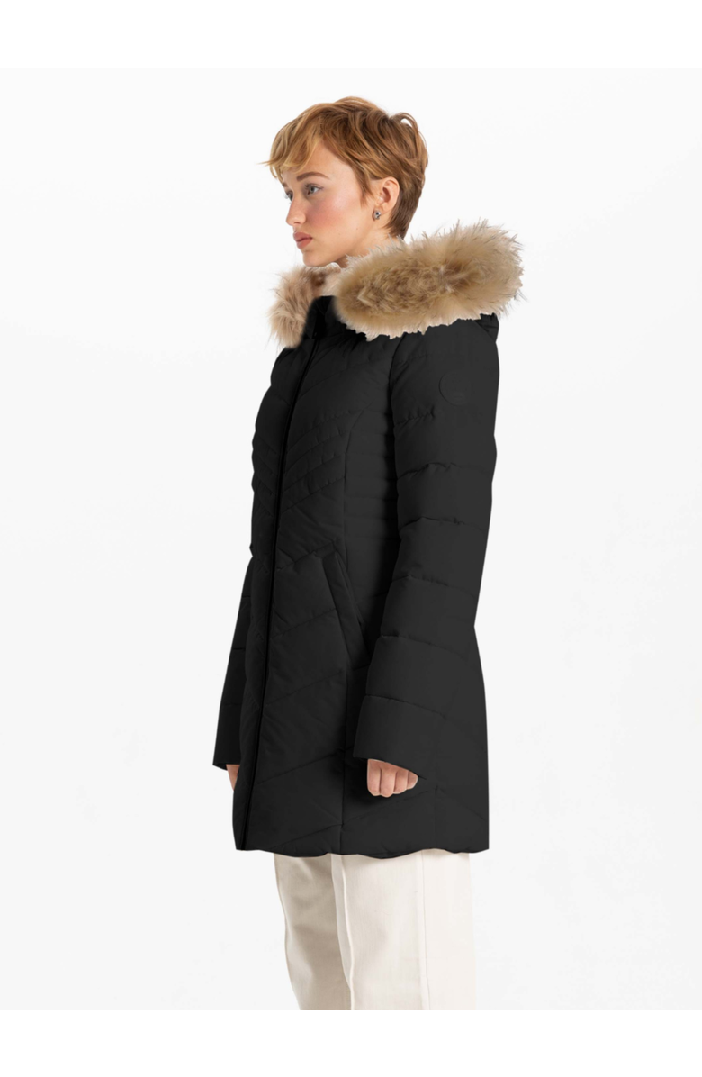 Point Zero CHEVRON CHIC PARKA, Alternate, color, 