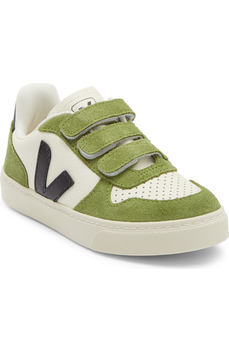Veja Kids' V-10 Sneaker, Main, color, Pure Black Kiwi