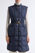 Moncler Cygnette Long Quilted Down Vest