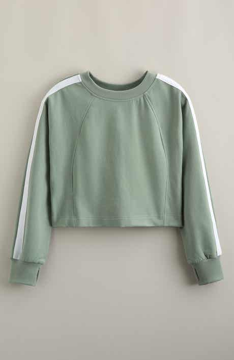 Kids' Vibe Check Cotton Blend French Terry Pullover