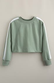Zella Girl Kids' Vibe Check Cotton Blend French Terry Pullover