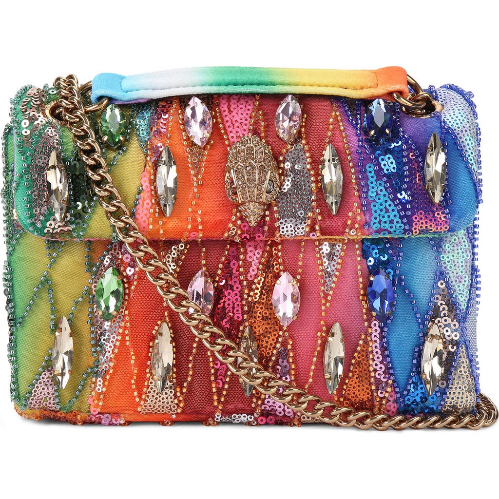 Kurt Geiger Kensington Sequin-embellishment Cross Body Bag In Multi