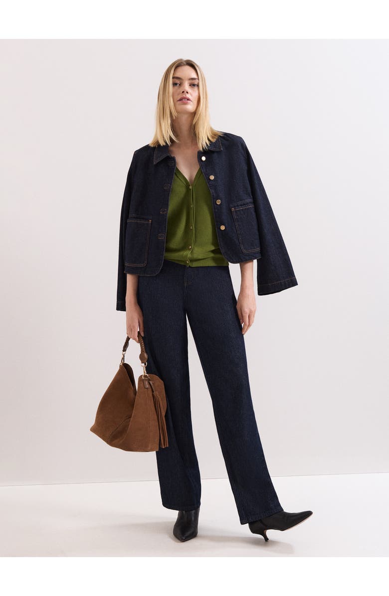 Phase Eight Cristine V-Neck Button-Up Cardigan, Alternate, color, Green