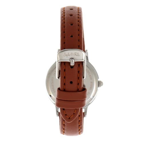Sophie And Freda Sophie & Freda Berlin Leather-band Watch In Brown