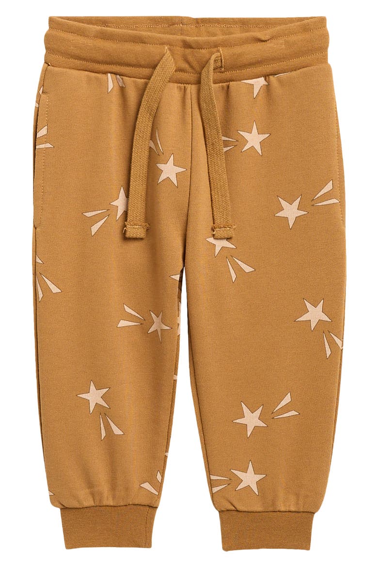 Stars French Terry Joggers, Main, color, GOLDEN STARS