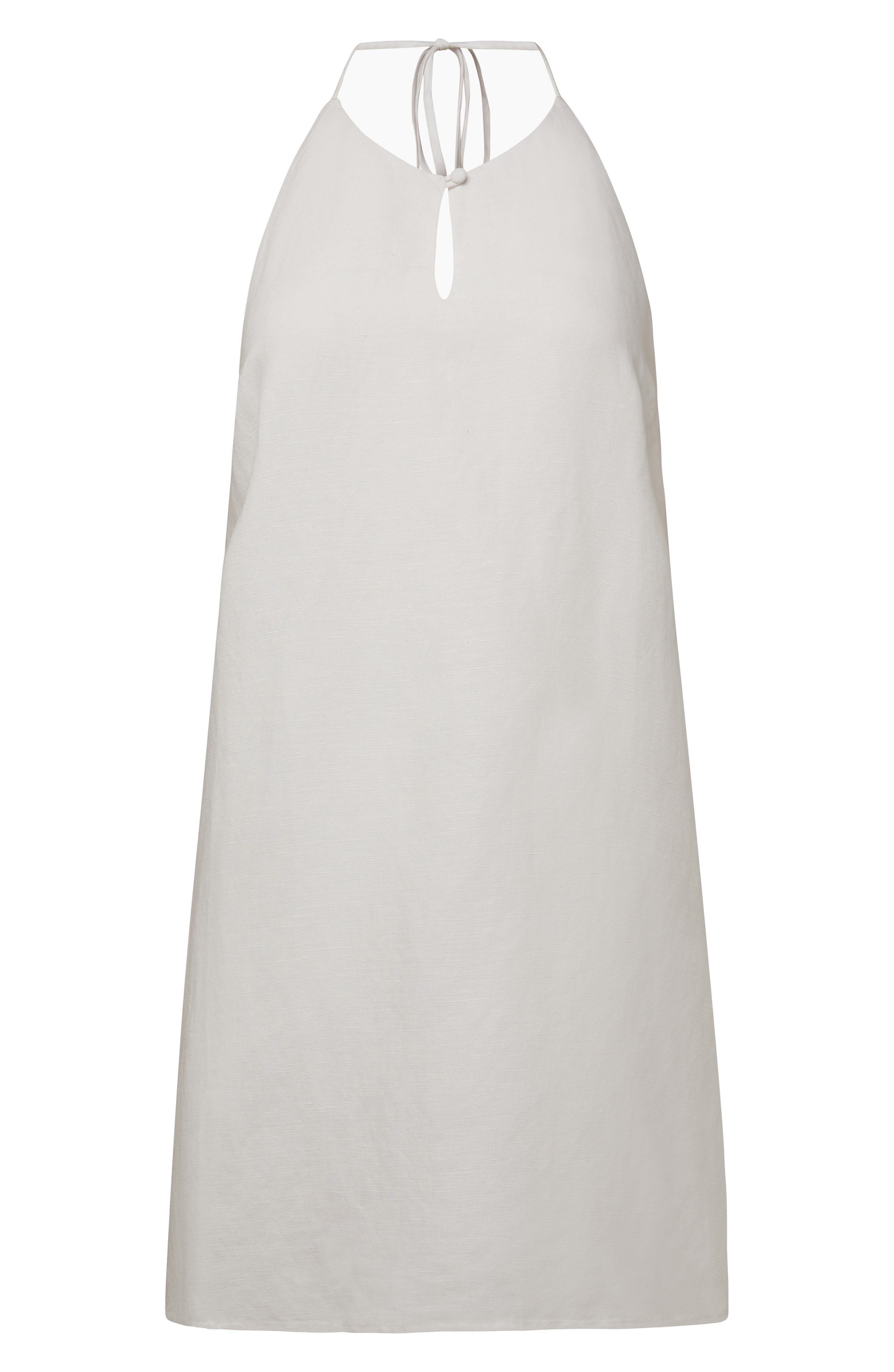 Onia Keyhole Cover-Up Halter Dress