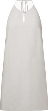 Onia Keyhole Cover-Up Halter Dress