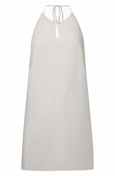 Onia Keyhole Cover-Up Halter Dress