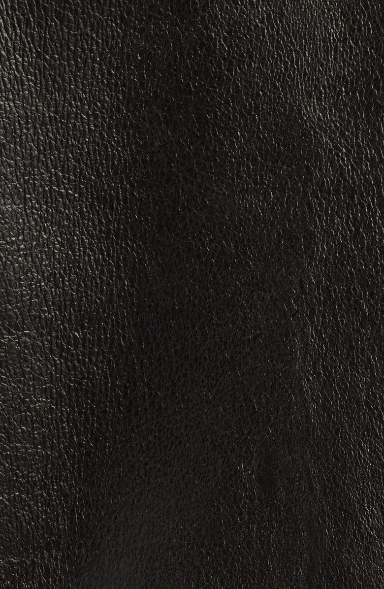 FRAME Genuine Shearling Lined Bomber Jacket, Alternate, color,