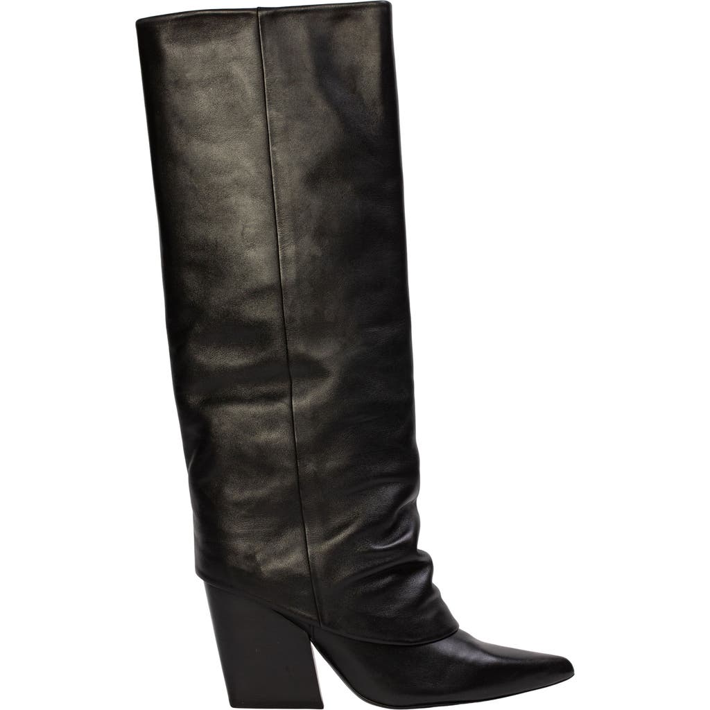 Black Suede Studio Nev 100 Leather Boot In Black