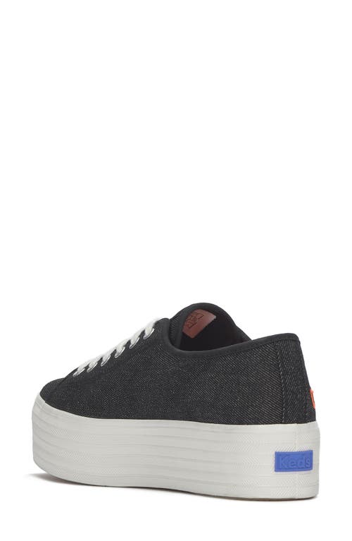Keds ® Triple Up Sneaker In Black/fiery