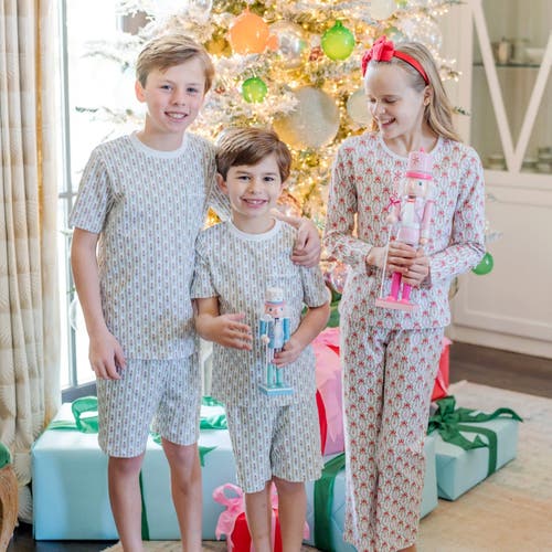 Lila And Hayes Charles Boys' Shorts Set In White